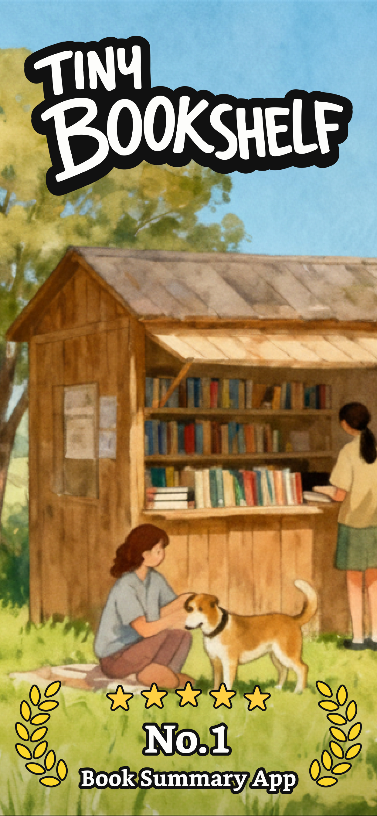 Tiny Bookshelf: AI Summaries