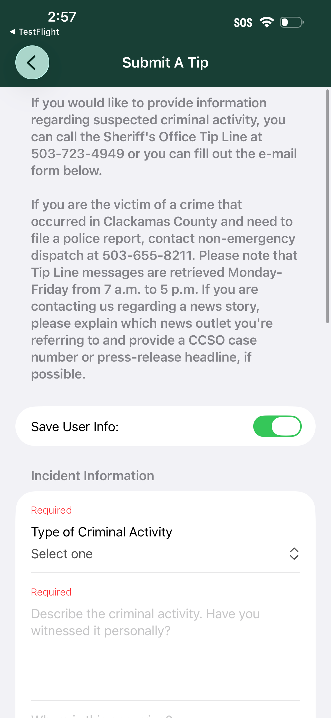 ClackCo Sheriff screenshot 3