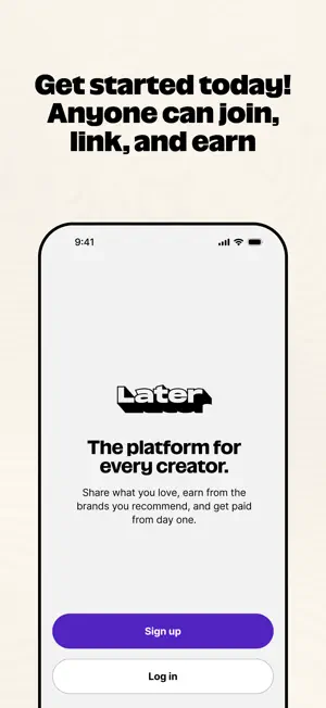 Later Creator: Earn via Social screenshot 8