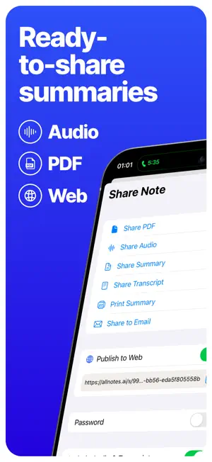 AllNotes: AI Note Taker screenshot 4