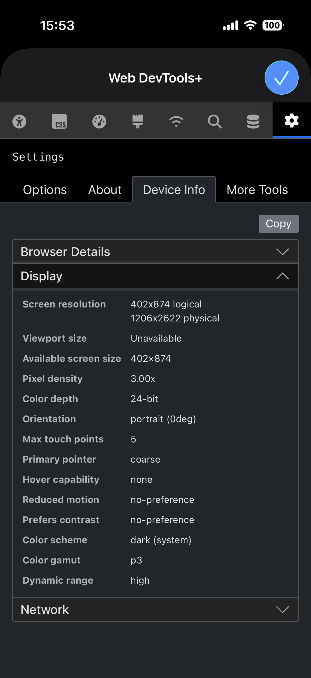 Web DevTools+ screenshot 9