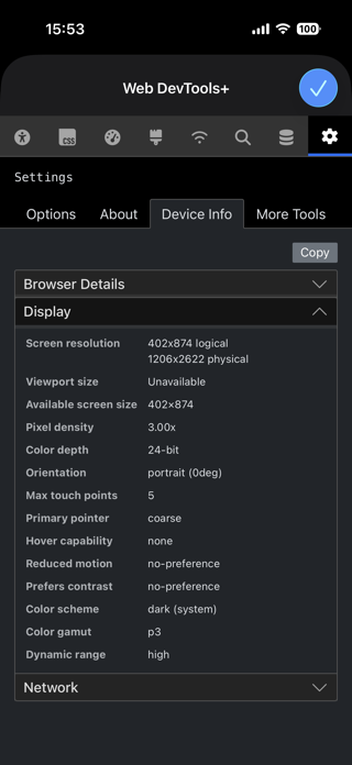 Web DevTools+ Screenshot 9 of 10