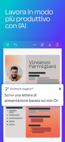 Canva: Editor Foto e Video AI App Store preview screenshot 8