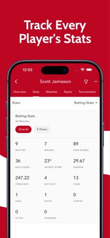 CricScorer-Cricket Scorer App screenshot