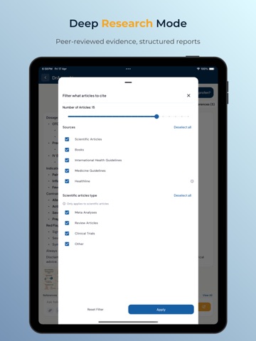 DrApex AI: Medical Assistant iPad screenshot