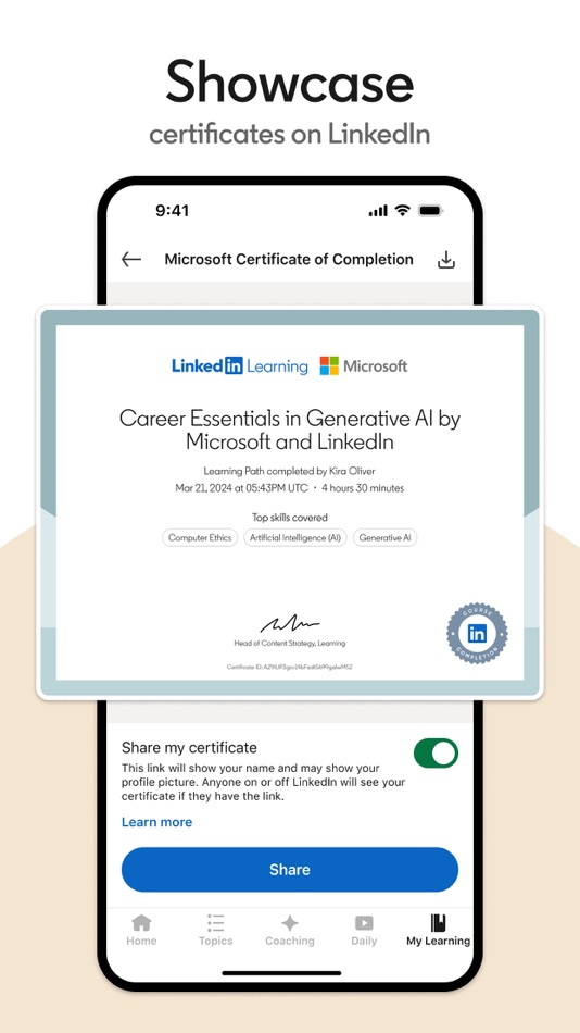 #5. LinkedIn Learning (iOS) 게시자: LinkedIn Corporation