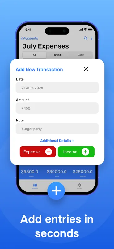 Account & Expense Manager screenshot 3 of 10