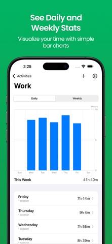 Clockwork: Time Tracker iPhone screenshot