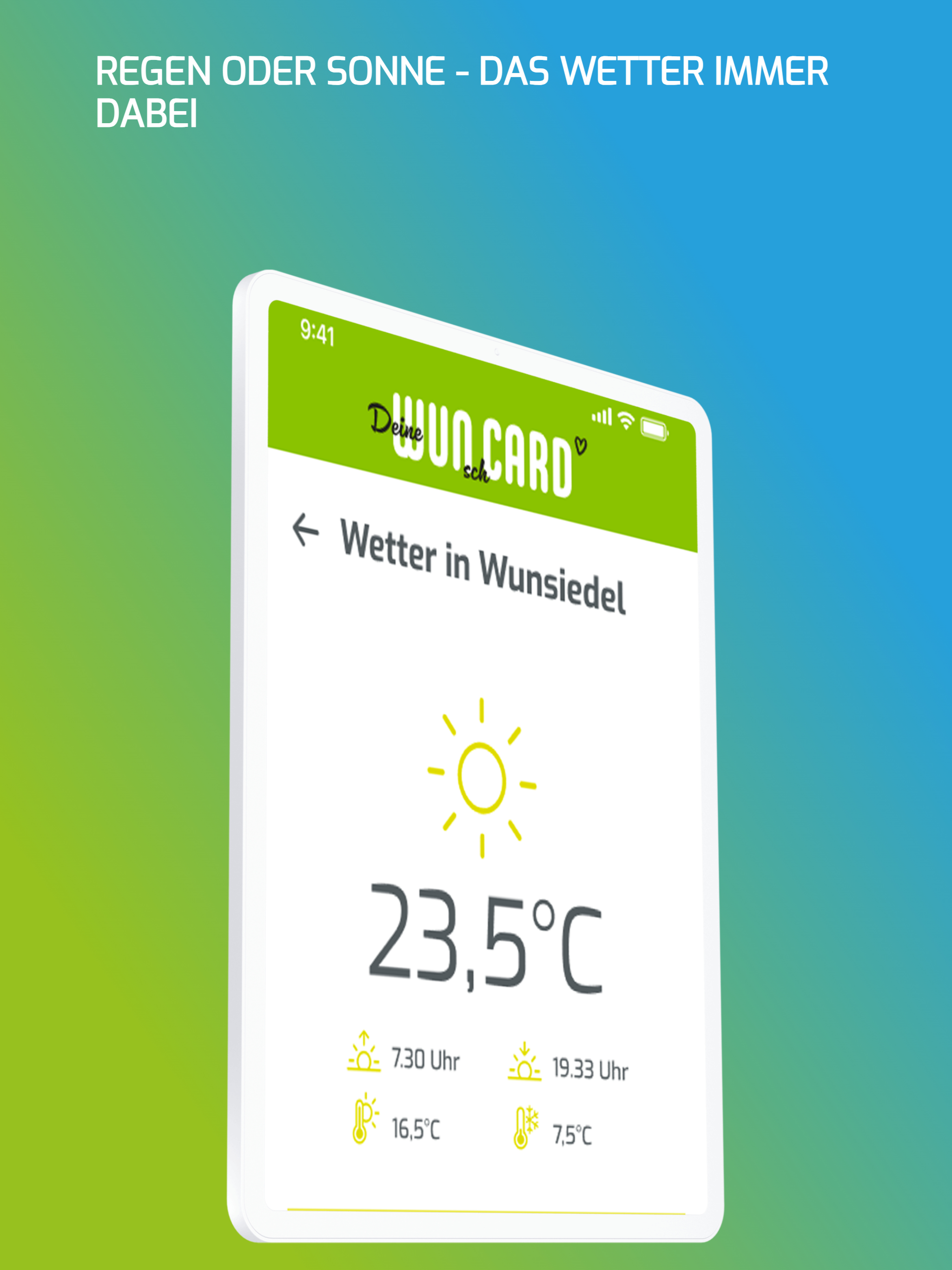 WunCARD & App für Wunsiedel