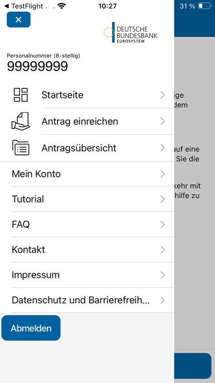 eBeihilfe Bundesbank