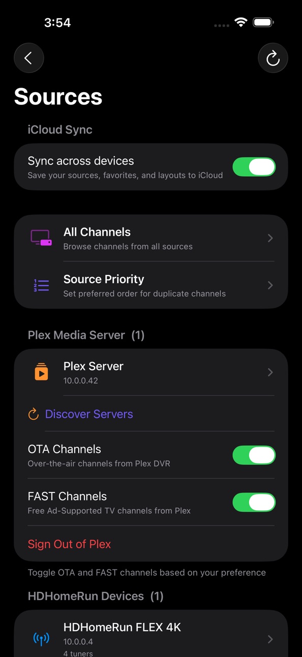 iPhone screenshot