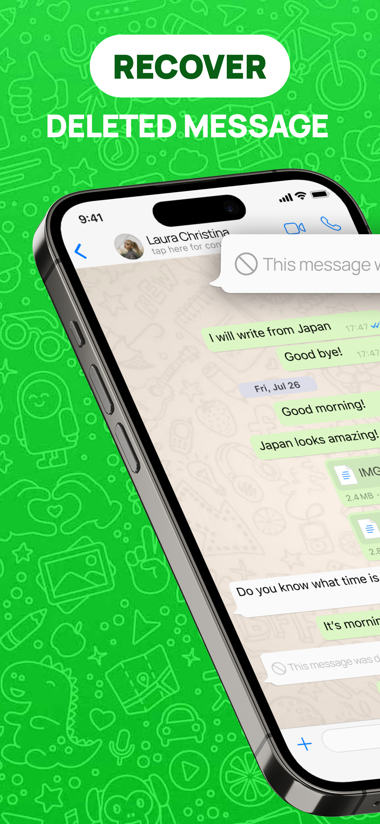 Recow: Recover Deleted Message