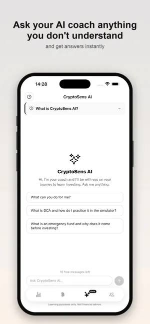CryptoSens: Financial Literacy screenshot 3