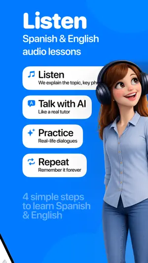 Speak English & Spanish : Lisn screenshot 2