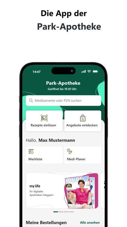 PARK APOTHEKE KARLSRUHE APP