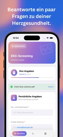 smartcor event iPhone screenshot 3