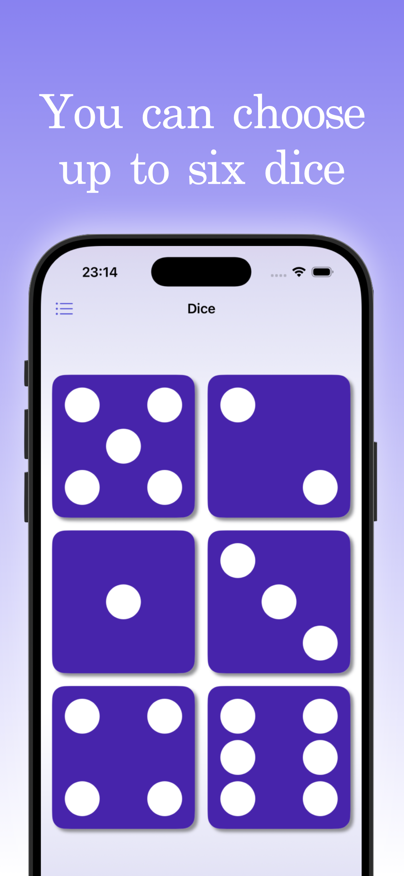 Dice for games