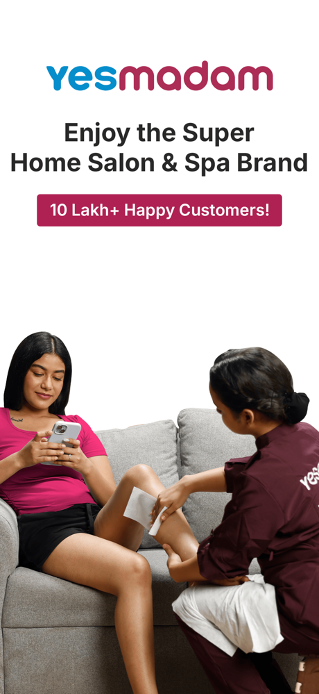 Yes Madam - Salon at Home App screenshot 1