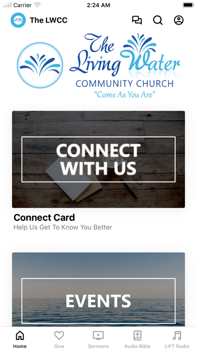 The Living Water Church Screenshot
