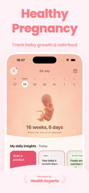 Prenascan: Pregnancy Food Safe screenshot 1