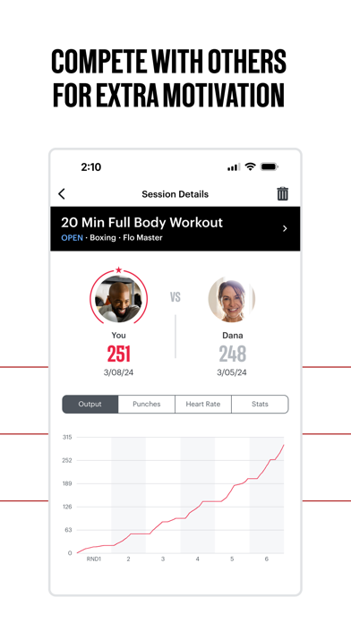 FightCamp Home Boxing Workouts Screenshot