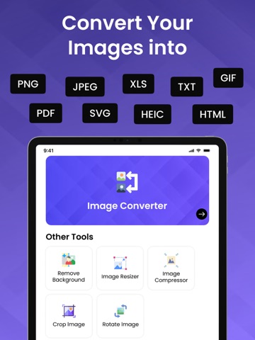 Image Converter: JPG-PDF-HEIC iPad screenshot