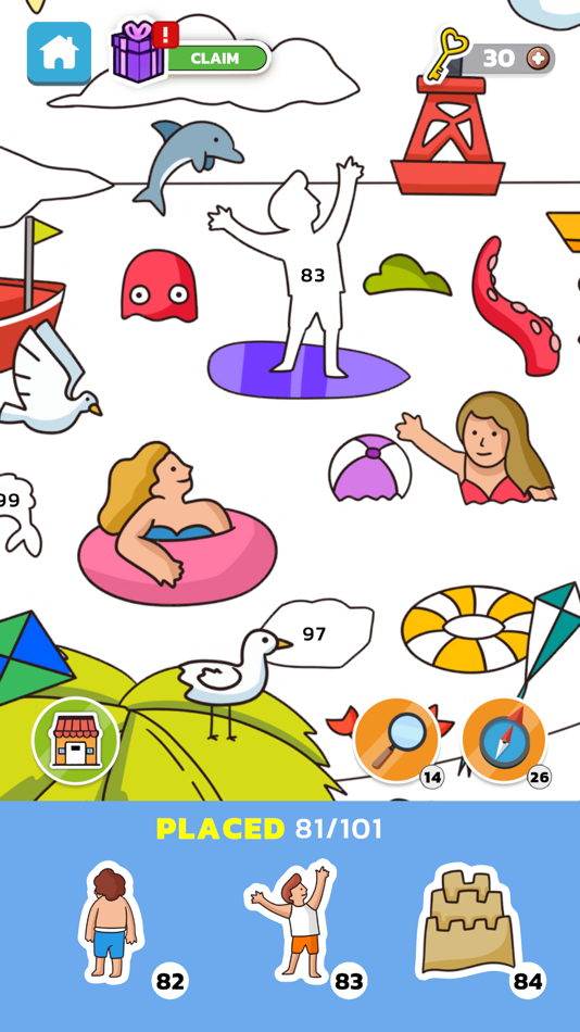 #7. Sticker Puzzle Color by Number (iOS) 由: Playcus Limited