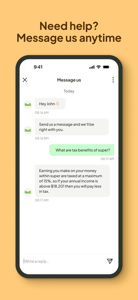 Rest Super - Finance App | MWM