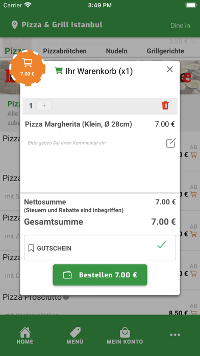 Pizza & Grill Istanbul Screenshot