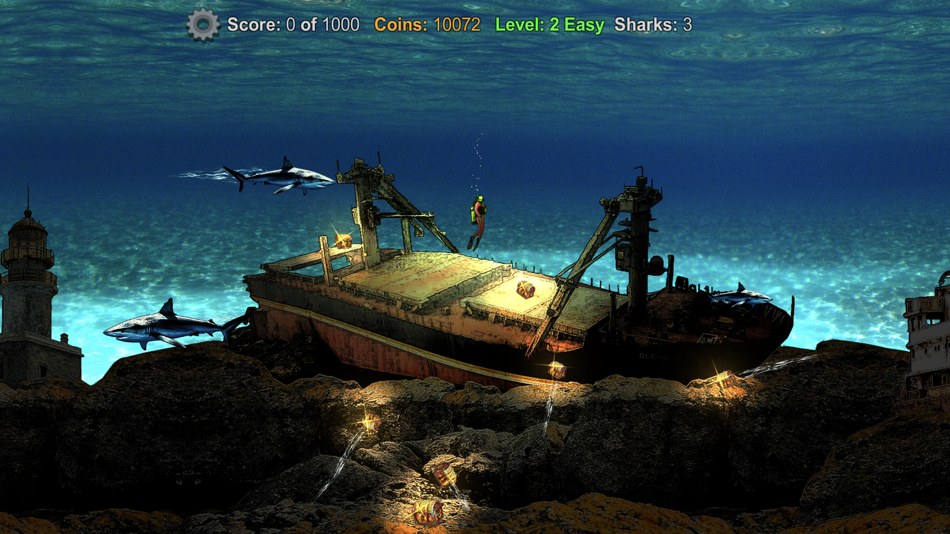 #9. Deep Immersion - Sharks & Gold (iOS) بواسطة: Sferyx