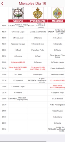 Guía Semana Santa Almería 2025 screenshot