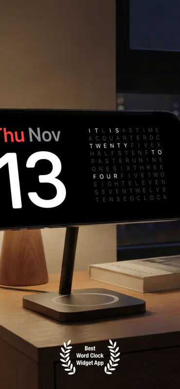 WordClock Widget - Mot Horloge screenshot 1 of 3
