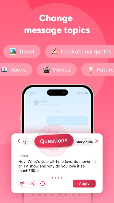 Rizz GOD AI: Flirting Keyboard Screenshot