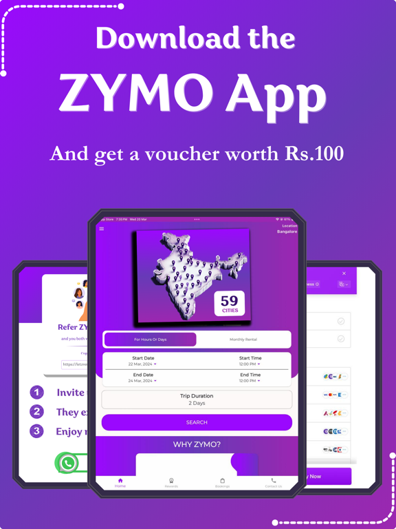 Screenshot #5 pour ZYMO: Self Drive Car Rental