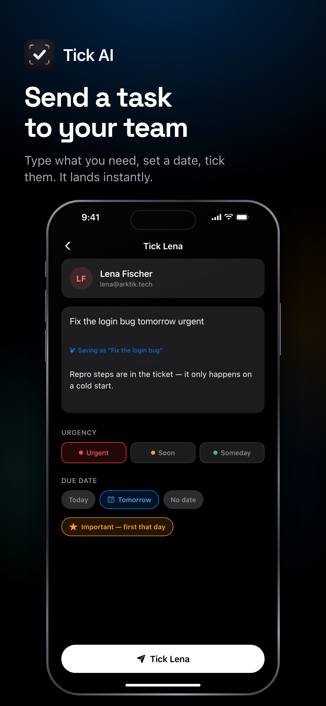 Screenshot 5 of Tick AI - Shared To Do