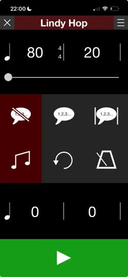 Screenshot von DanceTime Lite auf dem iPhone 2