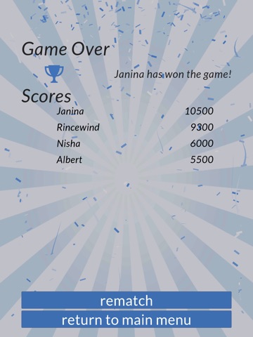 Zilch (Dice Game) iPad screenshot