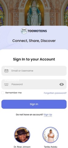 Toomotions screenshot