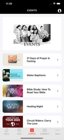 Elevate Church CA app screenshot 2