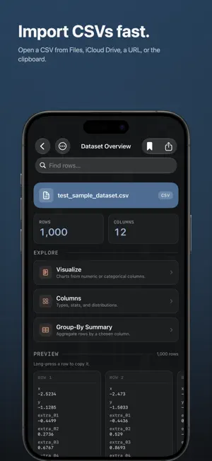 RowSwift: Data Explorer screenshot 2