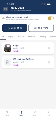 SeniorSafe App iPhone screenshot