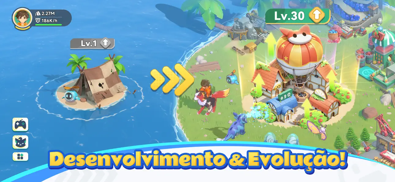 Catch & Build: Lands of Pals iOS Mod IPA screenshot 4 - iOS game interface
