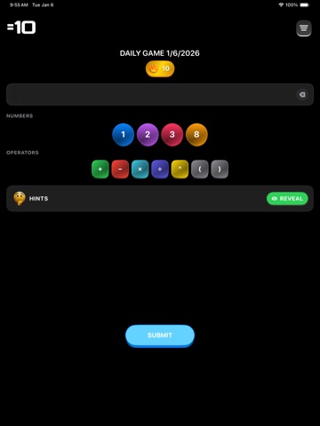 10: Daily Math Puzzle iPad screenshot