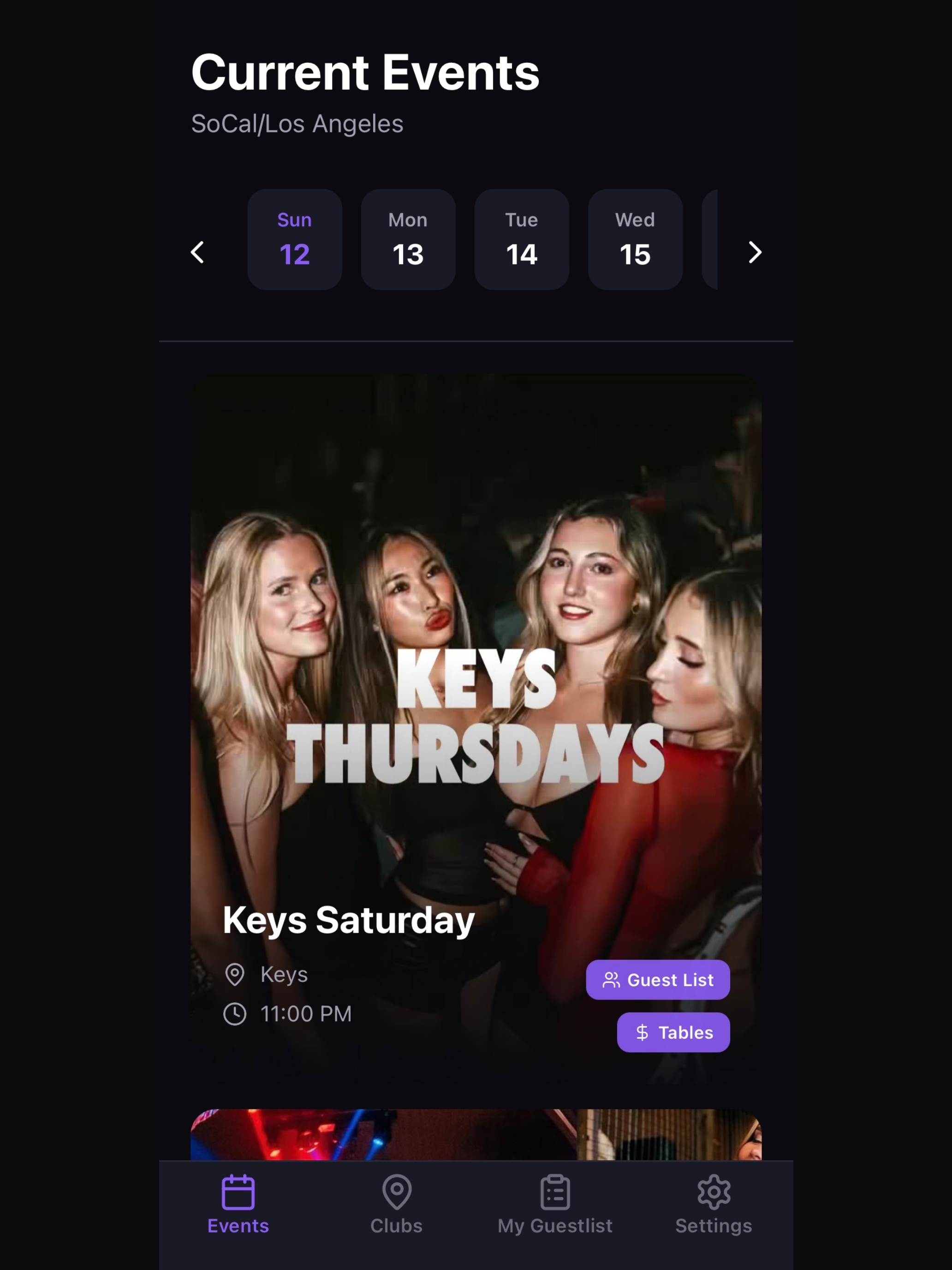 ClubPass: Tables & Guestlists