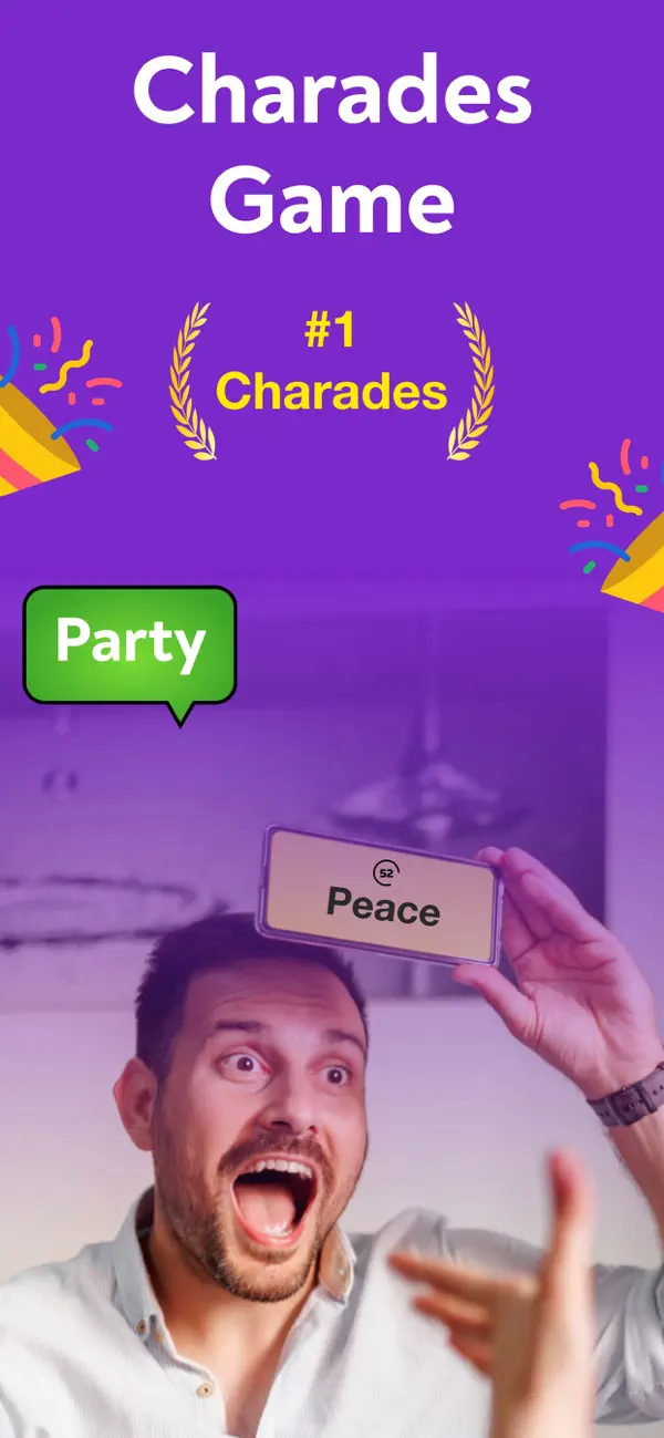 #1. Charades: Heads Up Party Game (iOS) By: Stephen Kuyper