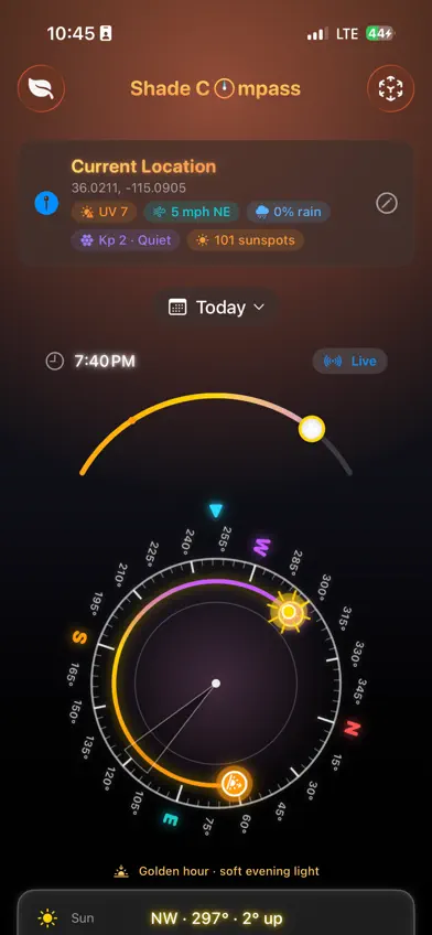 Shade Compass screenshot 3
