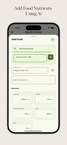 Calorie & Macro Manager Screenshot 2 of 8