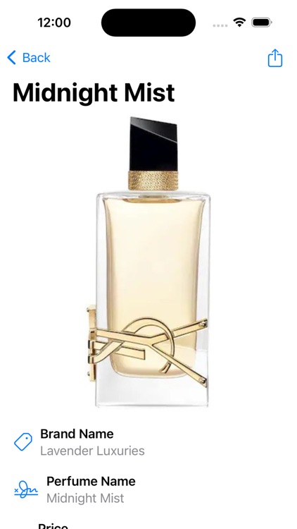 Frangrance Perfumes Catalog