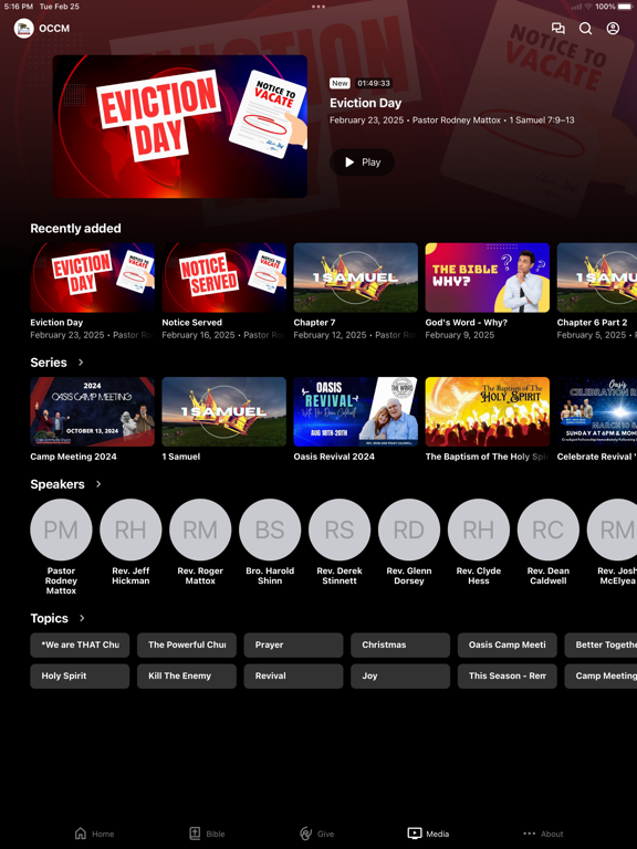 Screenshot #5 pour Oasis Community Church Muskoge