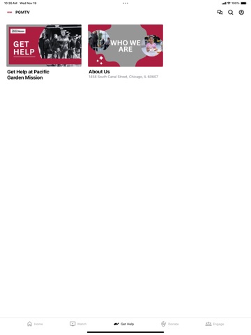 PGMTV iPad screenshot